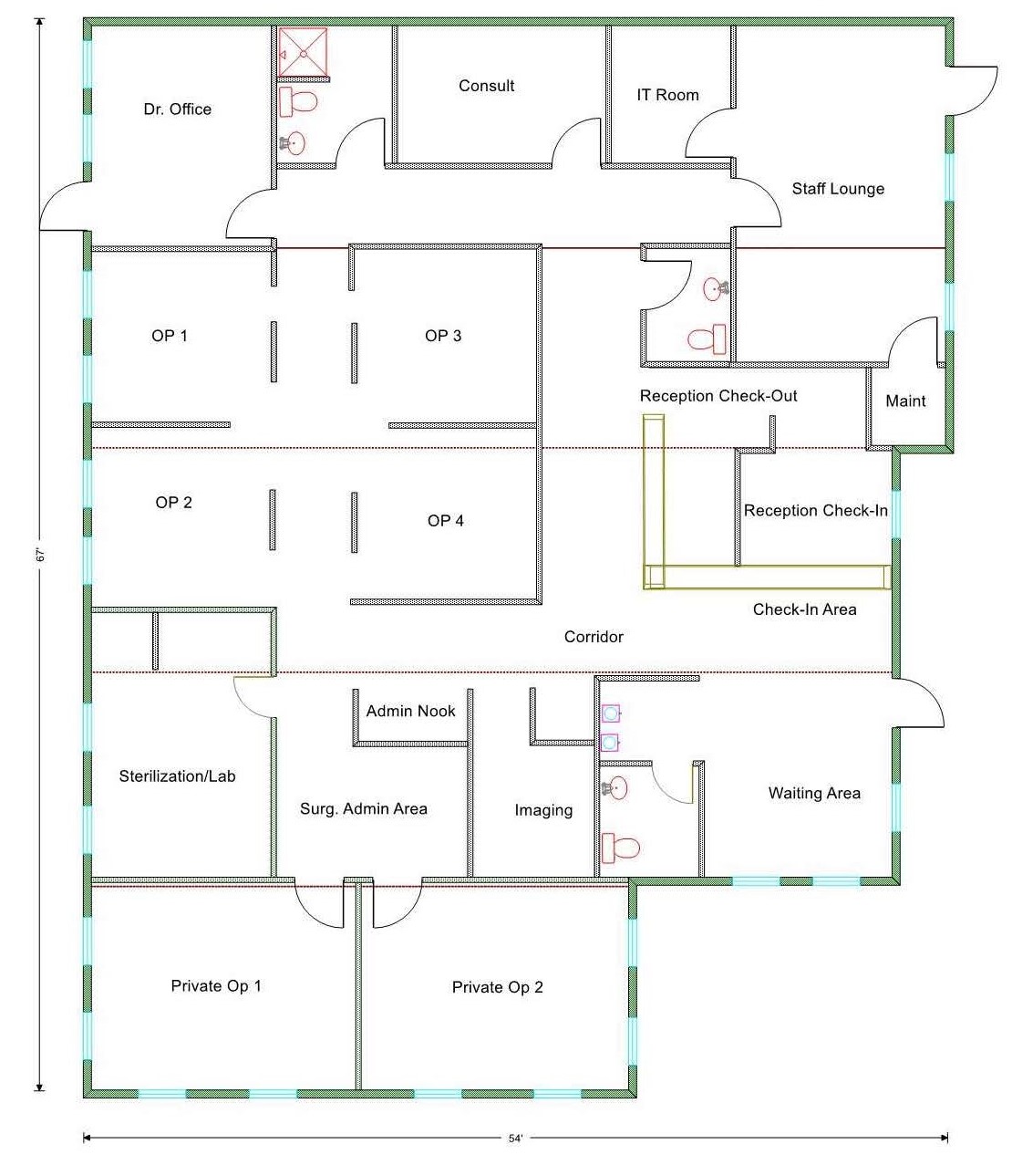 Custom modular medical facility